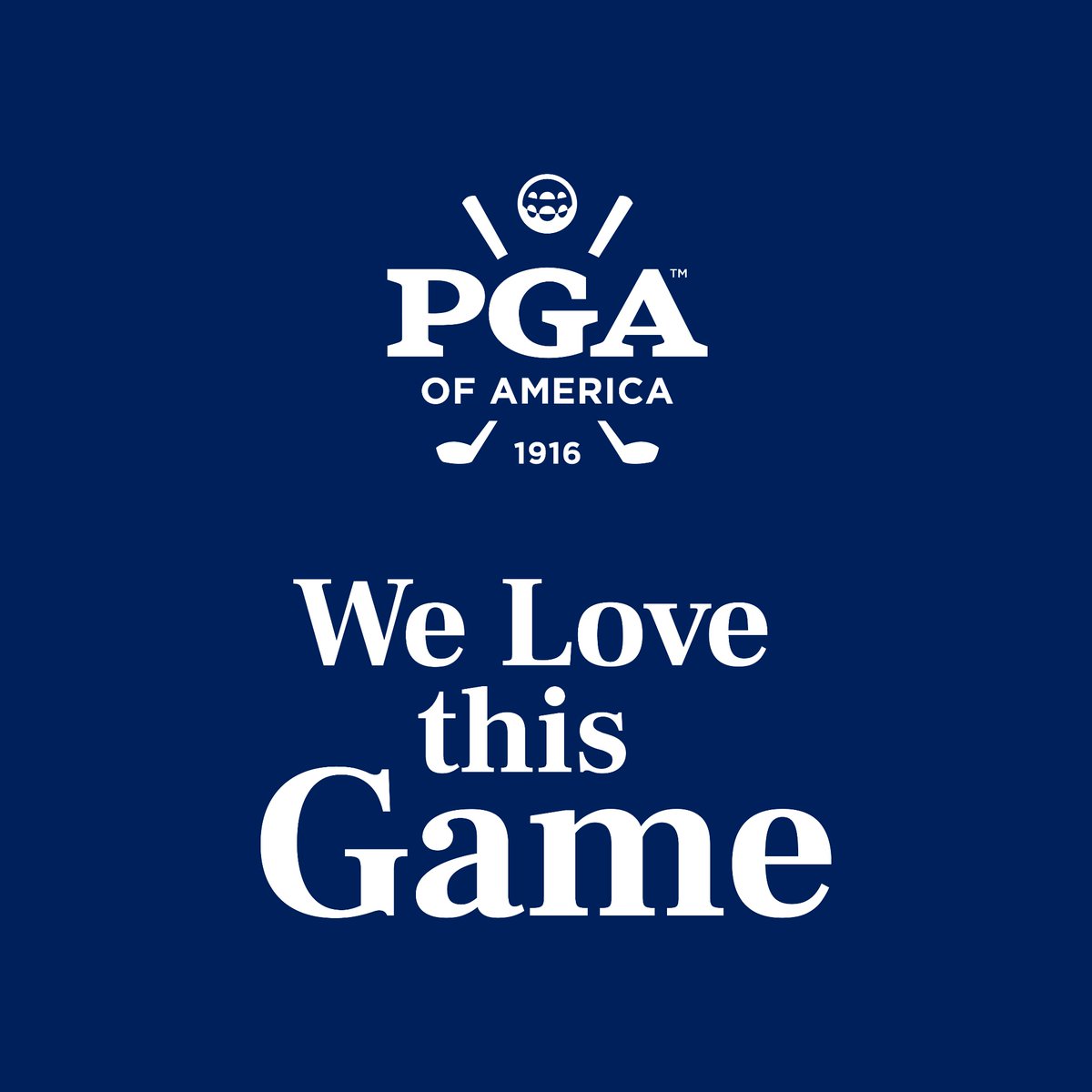“We Love this Game” says it all.
As a freshman in high school I got my first job in golf. 22 years later and I havn’t worked another job. I am proud to have made a career as a PGA of America Golf Professional. 

#PGAofAmerica #WeLovethisGame
