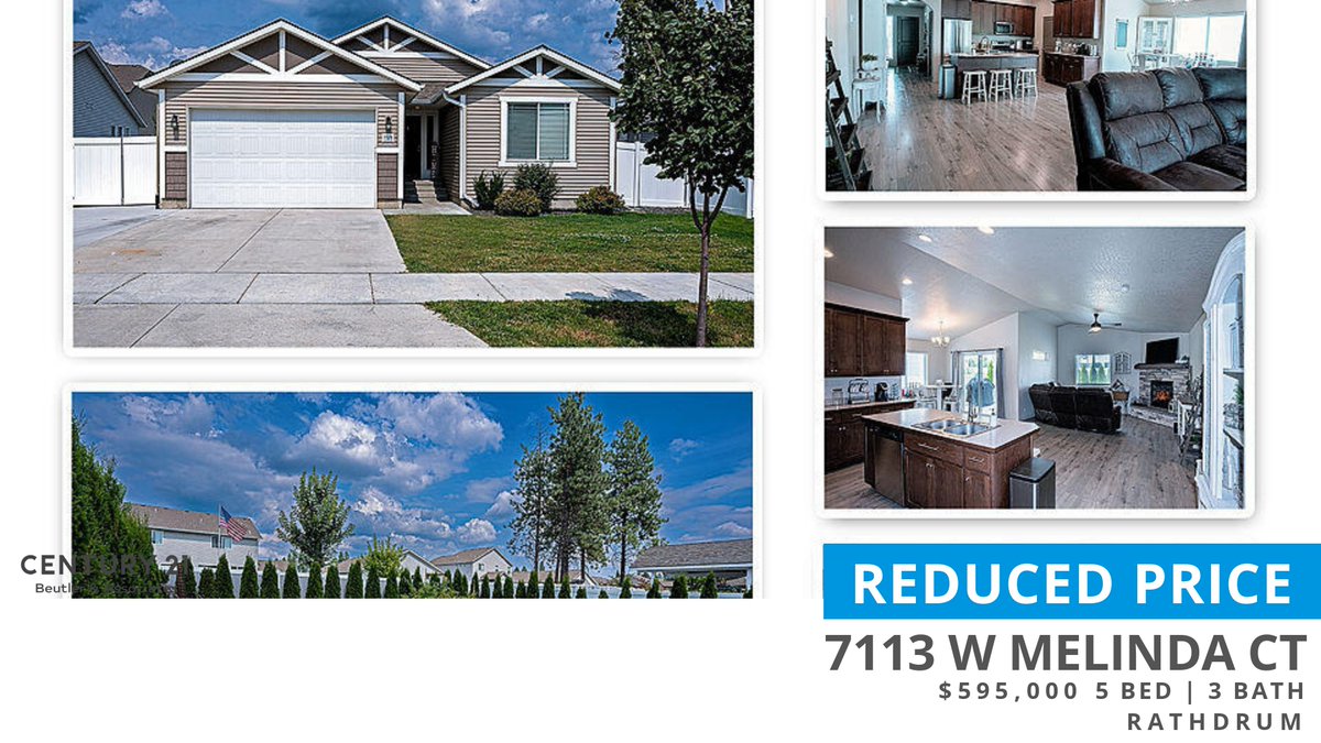 AngieOSteen's tweet photo. 📍 Reduced Price 📍 This recently reduced home at 7113 W Melinda Ct in Rathdrum won't last long, so, don't wait to set up a showing! Reach out here or at (208) 659-5918 for more information! https://t.co/a4sGUWQUVr https://t.co/VZxOuuHtdk
