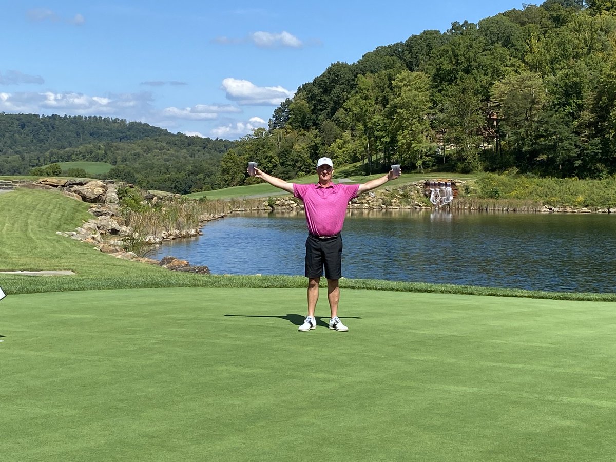Huge Happy 56th Birthday to the one and only. #Weiner! ⁦@waynemiddaugh⁩ Nice to 3-putt a few on your birthday at The Pete Dye in West Virginia. Cheers buddy 3XWFC!!!