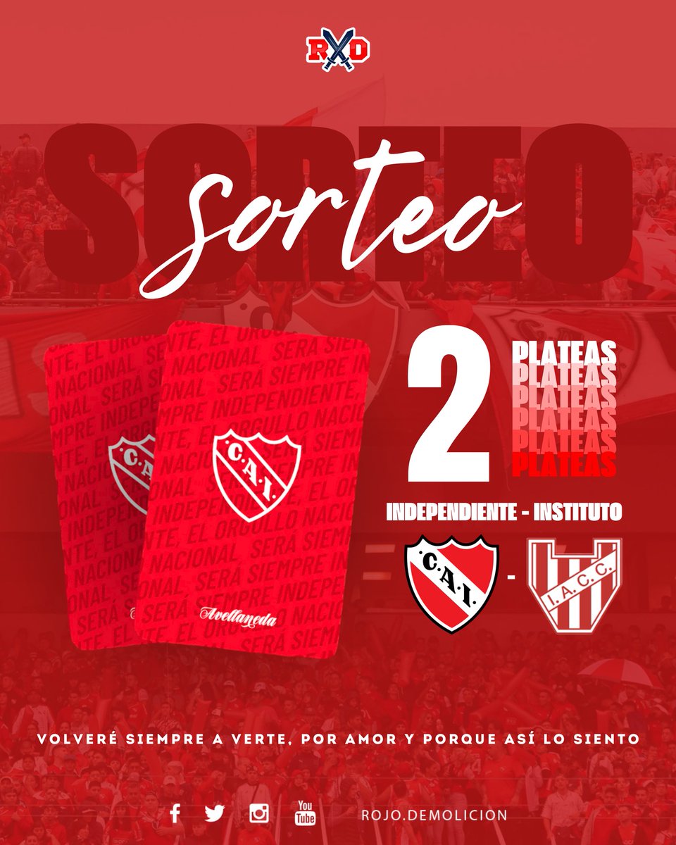 Rojo ⚔️ Demolición tweet media