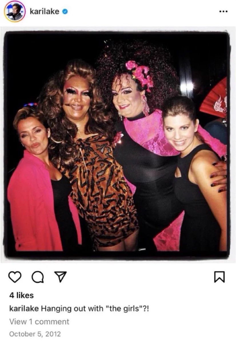 RpsAgainstTrump's tweet image. Kari Lake doesn't want her supporters to see this photo from 2012. So you know what to do...