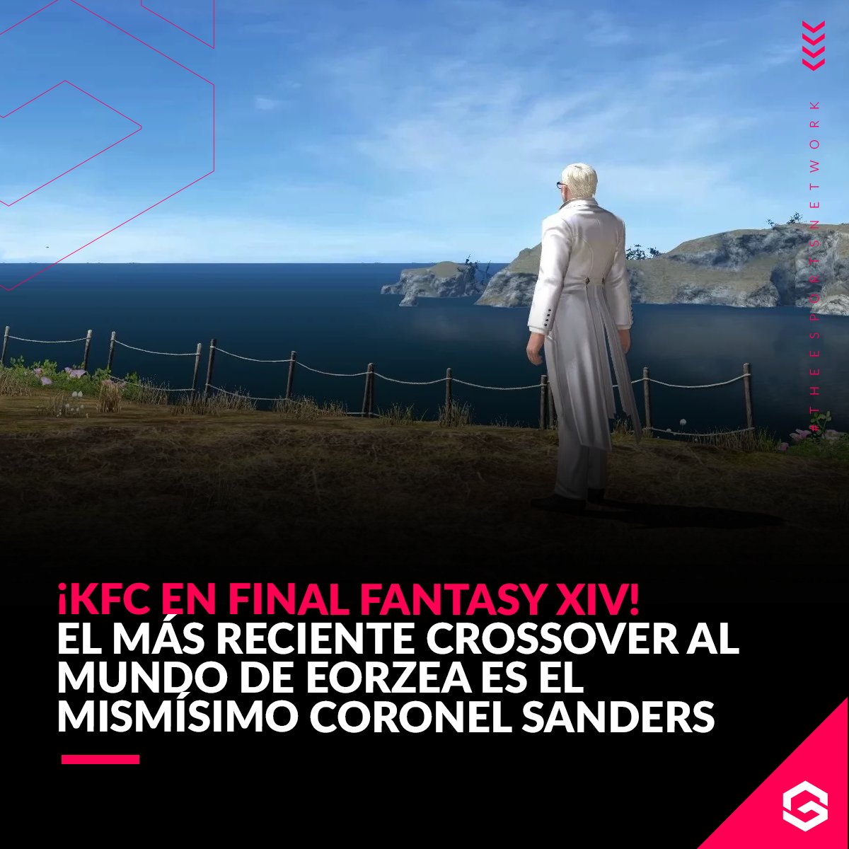 Si bien Final Fantasy XVI no es ajeno a crossovers raros, la mayoría de estos son con otros juegos, no con titanes de la comida rápida.

KFC Japan ha anunciado que el Coronel Sanders y el pollo frito de Kentucky llegarán al mundo de Eorzea este 4 de Octubre.