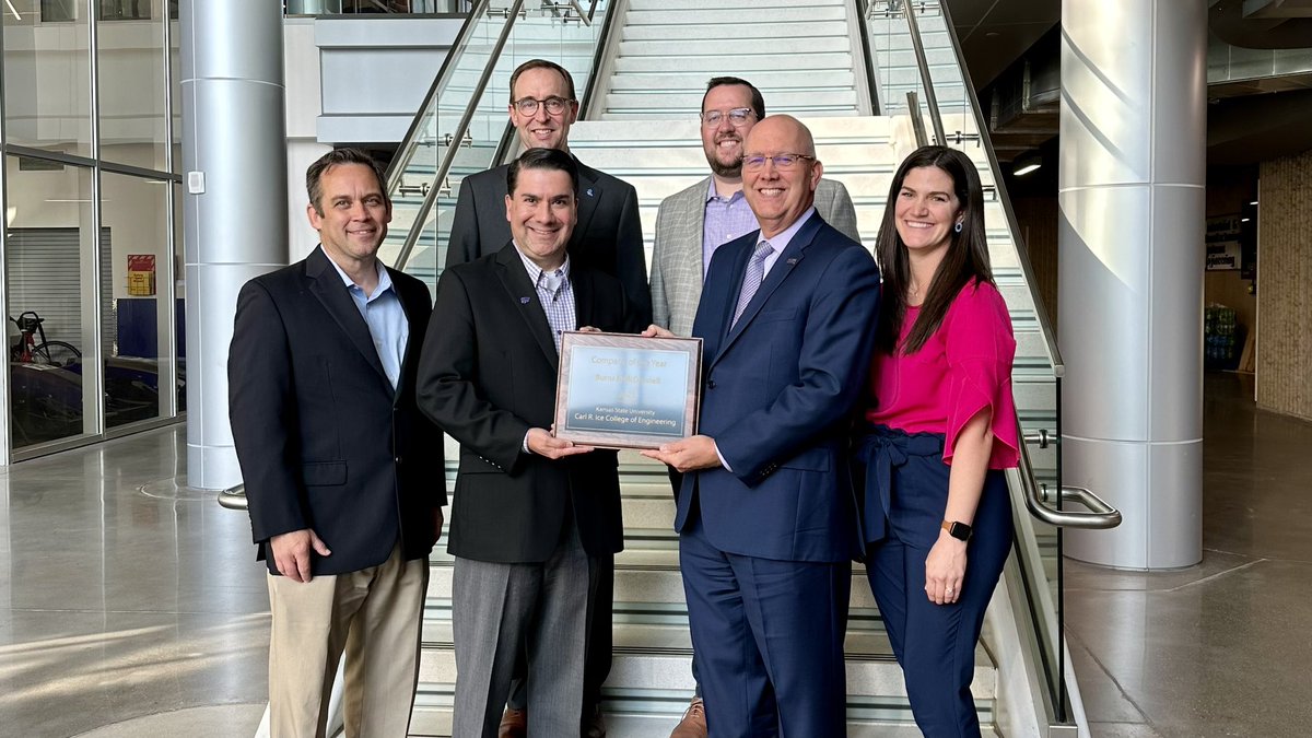 KStateEngg's tweet photo. Burns &amp; McDonnell has been a valued partner of the college for decades, and it is our privilege to recognize them as our 2023 Company of the Year. https://t.co/Hlk2rgNxqH