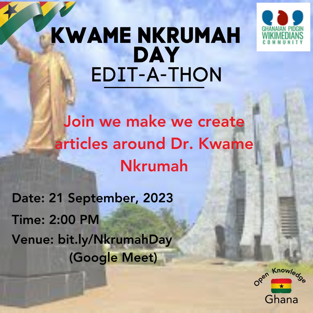 Ghanaian Pidgin Wikimedians Community tweet media