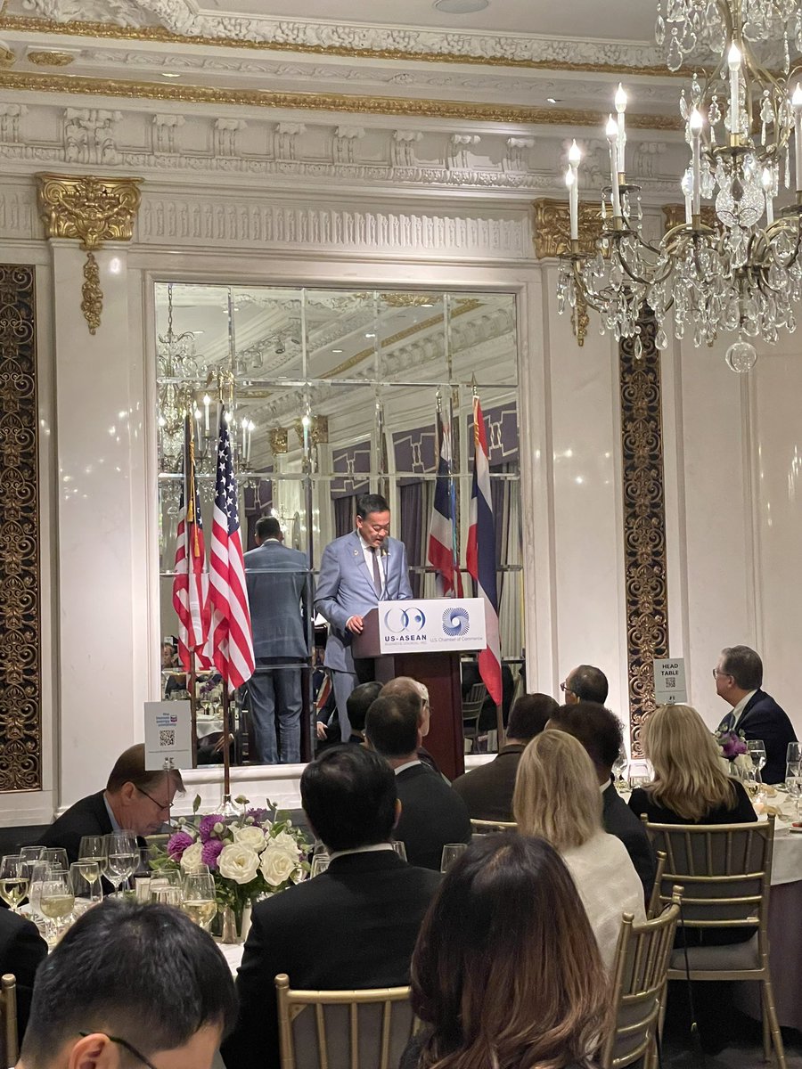 The Council is pleased to host Prime Minister of #Thailand Srettha Thavisin for a gala dinner on the sidelines of #UNGA78