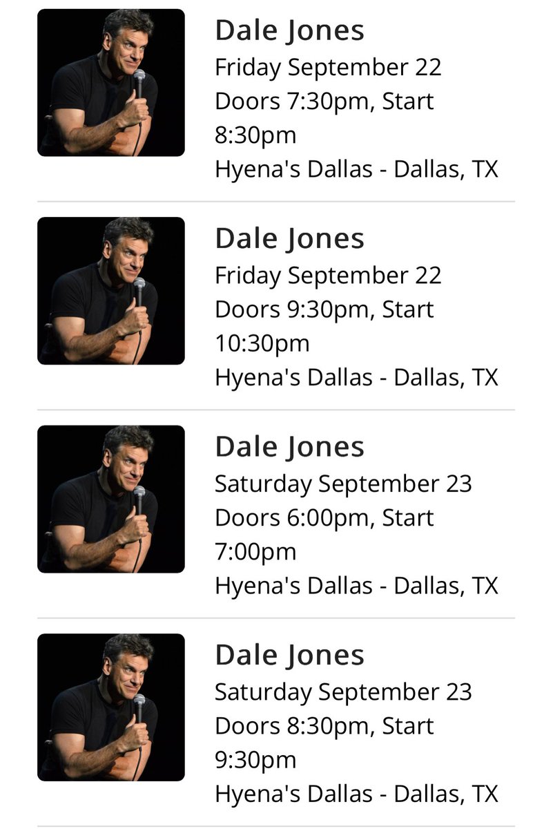perriodise's tweet image. This weekend I’ll be featuring for @dalejonescomic at Hyena’s in Dallas in Mockingbird Station come out this weekend for some laughs. #comedy #thingstodoindallas #dallasmeetup #comedyshow