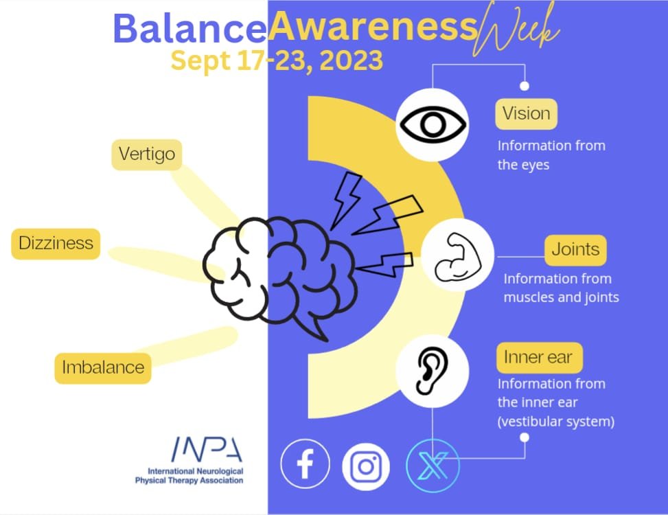 inpaneuroPT's tweet photo. Join INPA in celebrating balance awareness week, focusing on making the vestibular "visible". Visit VeDA for more free resources: https://t.co/0VTDcGri1C https://t.co/rBtcG93LRg