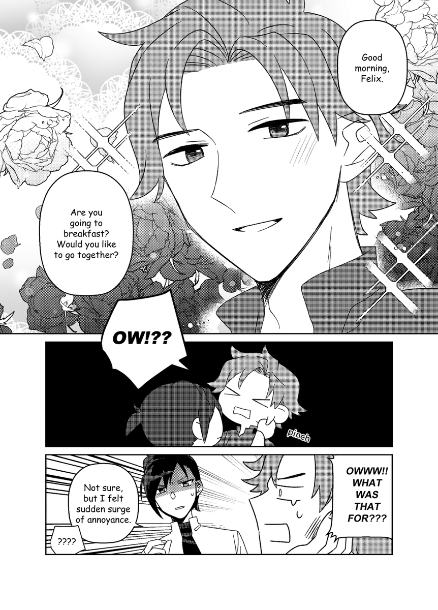 Felix hasn't figured out he likes Sylvain's face
#sylvix