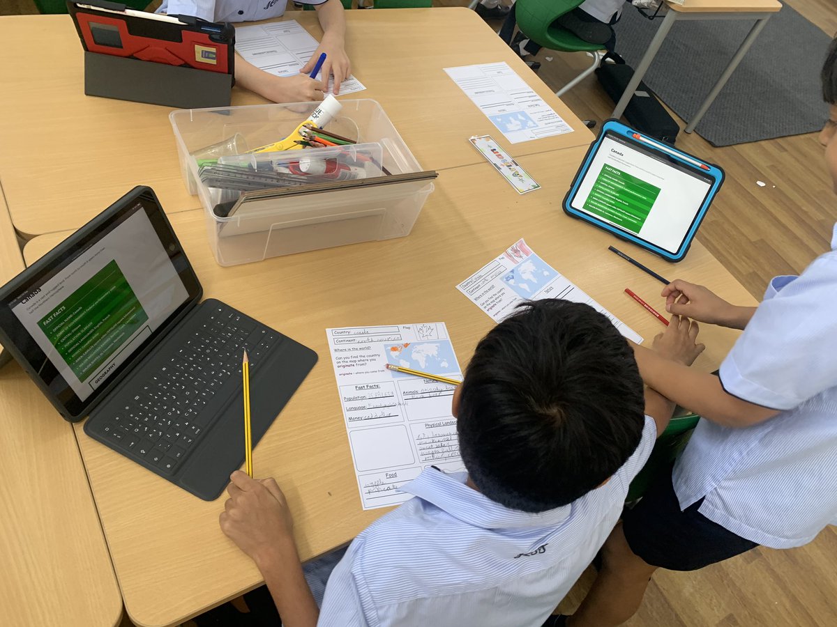 Researching facts about our home countries as part of our new Geography project ‘Location, Location, Location’. Using websites and books to find as many interesting facts as possible #JESSJumCollaboration #JESSJumGeograohy