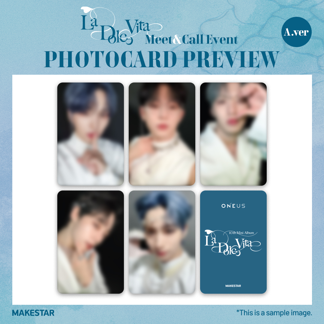 ONEUS La Dolce Vita MAKESTAR 直筆サイン入り シオン 【公式通販】