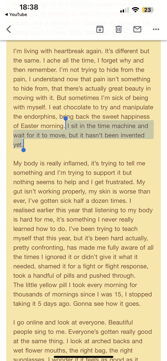 I would read her memoir in a heartbeat