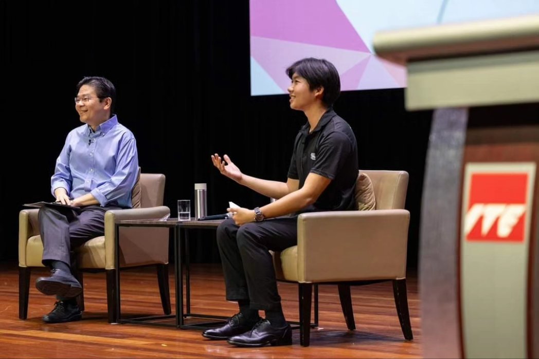🌟 To start the ITE Student Leaders Forum, our students got to engage in a thought-provoking dialogue with Deputy Prime Minister and Finance Minister, Mr. Lawrence Wong, about Singapore's sovereignty, security, and our nation's future.