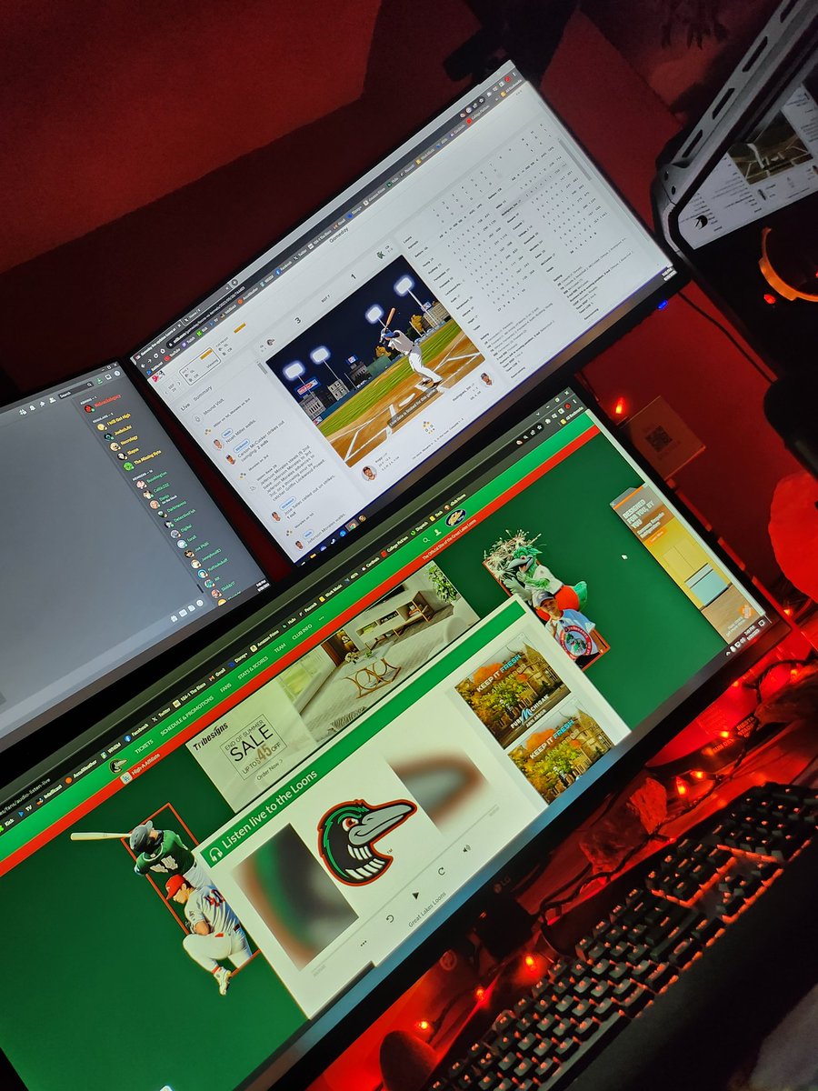 NebraskaLegacy's tweet image. Cheering loud from home. Get this Win Loons! Force GAME 3! #GroundsCrew #DiveIn @greatlakesloons