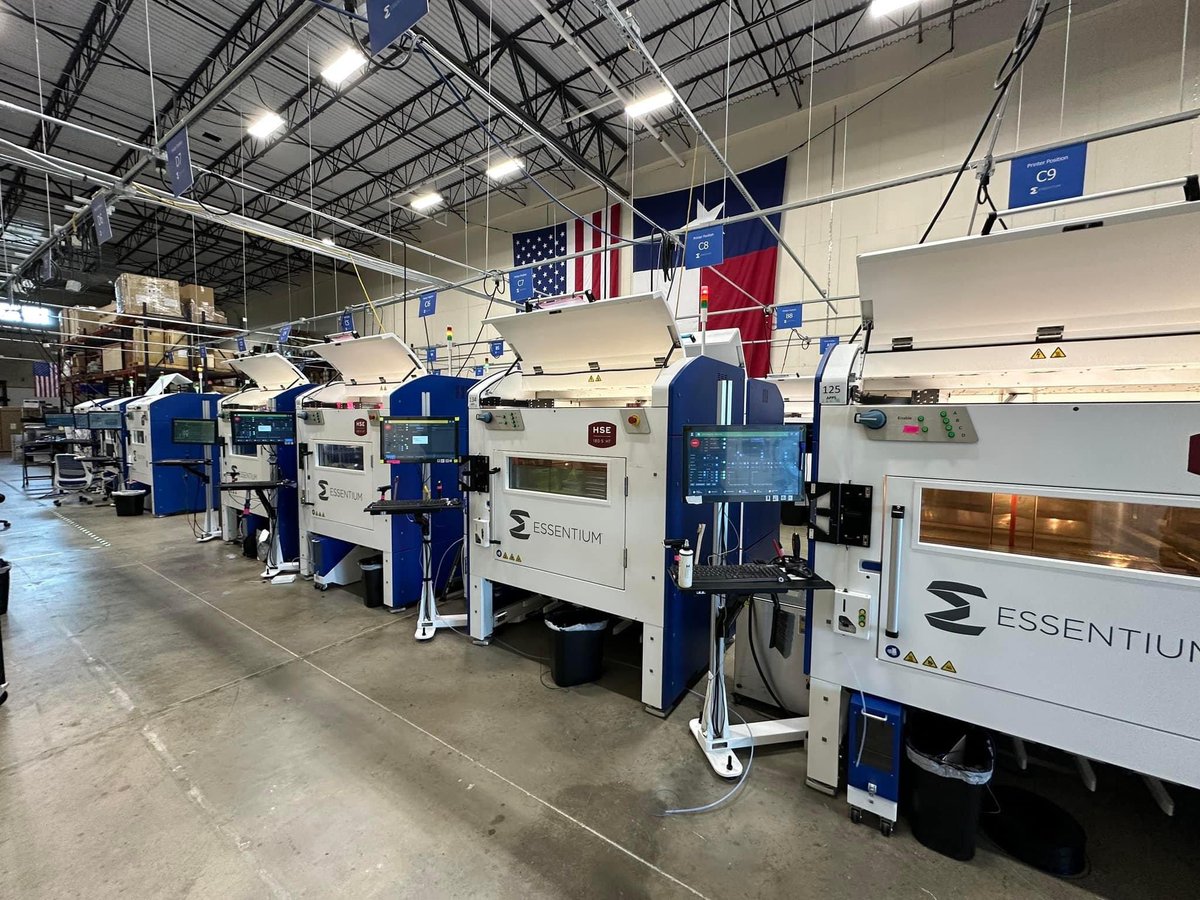 codyaims's tweet photo. Official public news will come soon…

Super excited for our partnership between @TryOpenX <> @Essentium3D

Expanding our “Fundamentals of Additive Mfg” with OEM specializations will be critical for mass support

also awesome to be facilitated through mutual USAF partners!! 🤠 https://t.co/P0W6bBvnBy