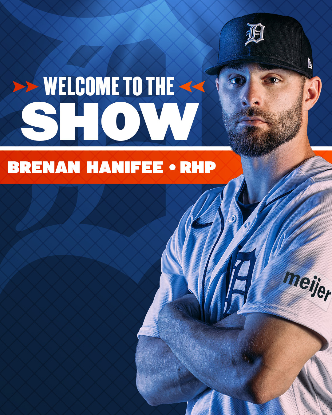 Detroit Tigers on X: Welcome to The Show! The #Tigers have selected the  contract of RHP Brenan Hanifee from Triple A Toledo.   / X