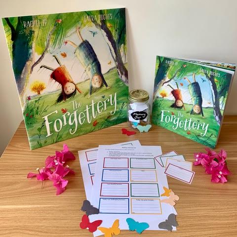 Today's #WorldAlzheimersDay and stories can help open up conversations about memory loss and dementia. There's a printable memory jar activity, memory games & more on my website: #TheForgettery @Laura_A_Hughes @FarshoreBooks #WorldAlzheimersMonth rachelip.com