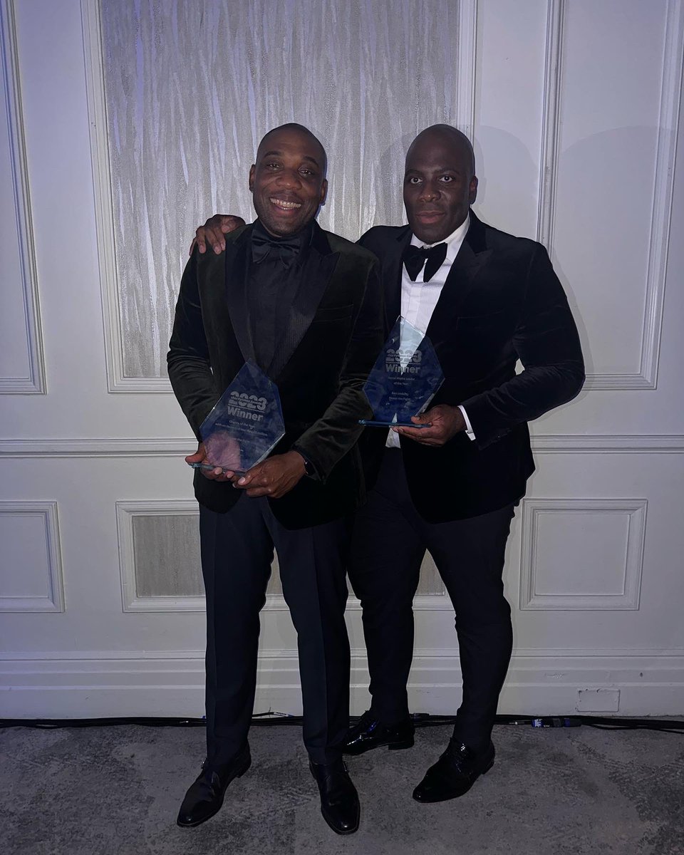 benlindsayOBE's tweet photo. Tonight was a madness. @powerthefightuk won charity of the year for the charity times awards and I’m apparently social media leader of the year. Man feels like Ancelotti in 2010 winning the double. We give thanks 🙏🏾 https://t.co/vfsaQYXOX7