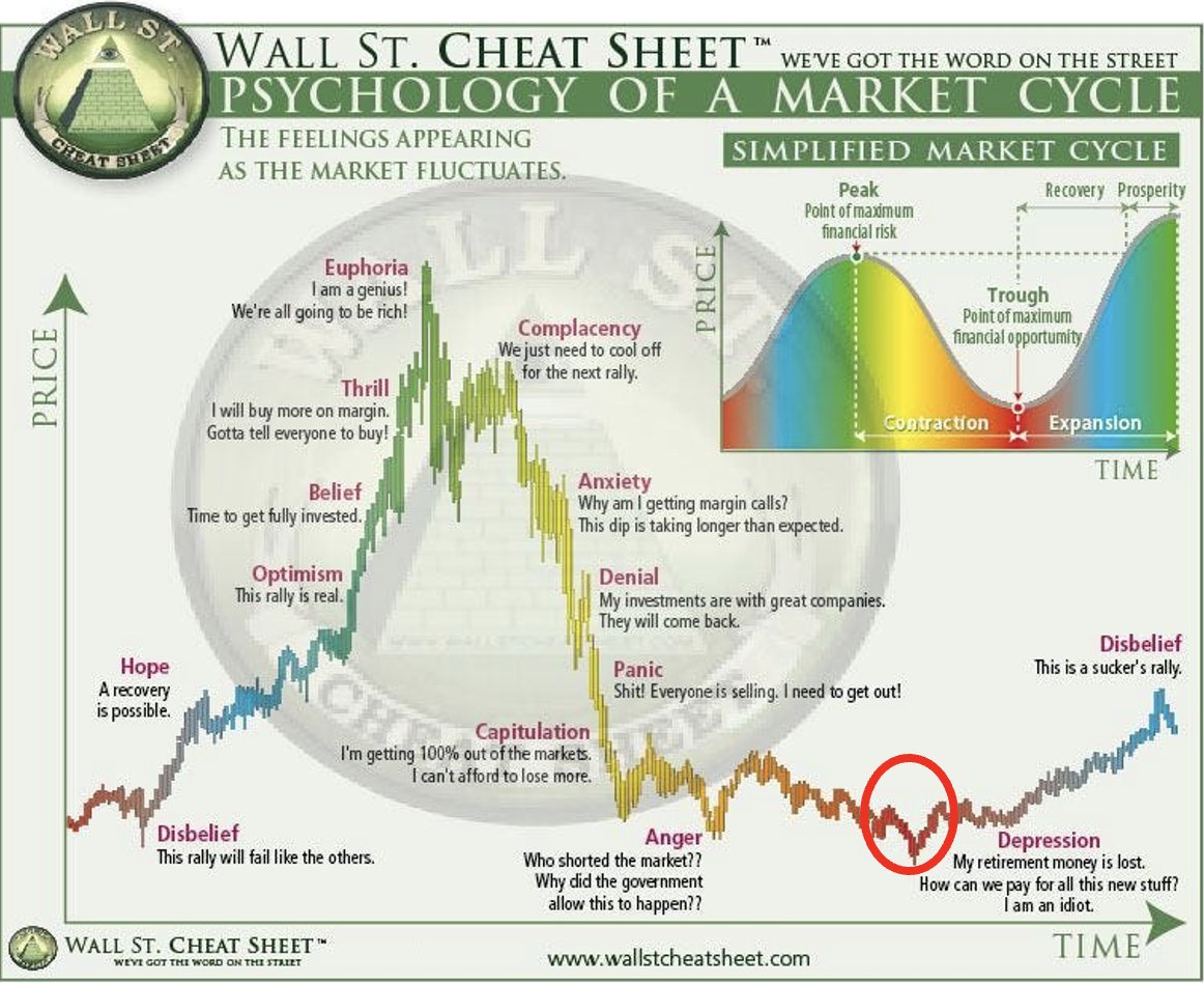 I have no technical analysis skills.

And I certainly am not great at predicting where the NFT and/or crypto markets are going.

But I do believe we are here (red circle) in the market cycle.

We shall see.
