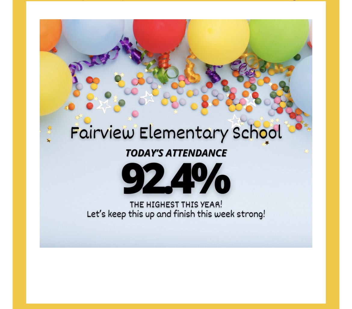 Fairview Elementary School tweet media