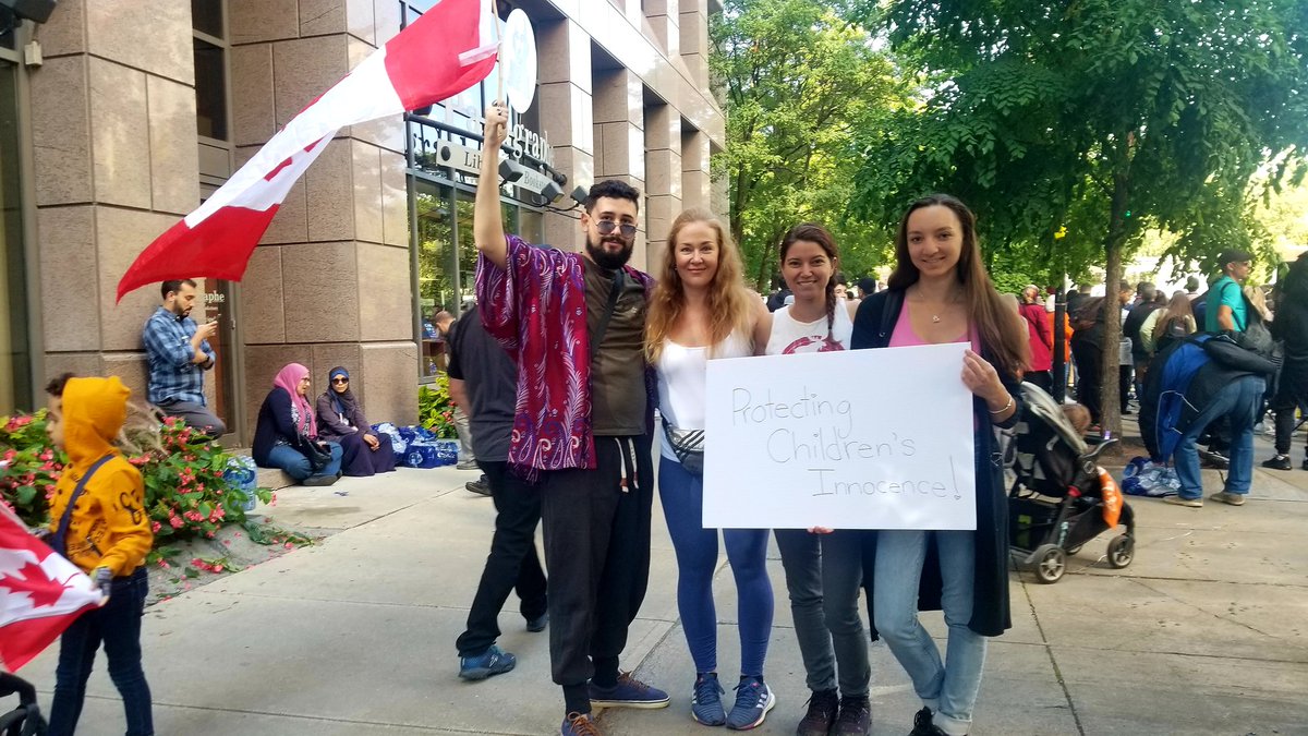 NatashaMontreal's tweet photo. What a resounding success and a glorious Montreal day at the #1MillionMarch4Kids! THOUSANDS of people from all walks of lives came out today and marched for our babies! 🔥🔥🔥

We. Will. Not. Stop.

#1MillionMarch4Children
#LeaveOurKidsAlone https://t.co/qrHjaHAFim