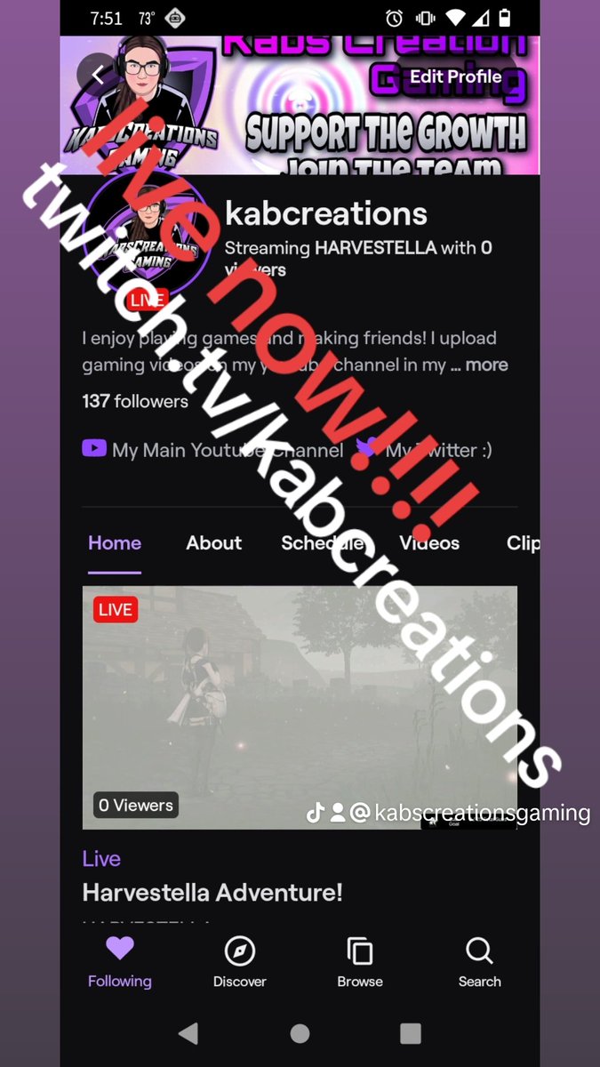 catkillkt's tweet photo. https://t.co/ZIxwhtmAk2 #LiveNow #Subtember #harvestella https://t.co/NTxGfRvCNL