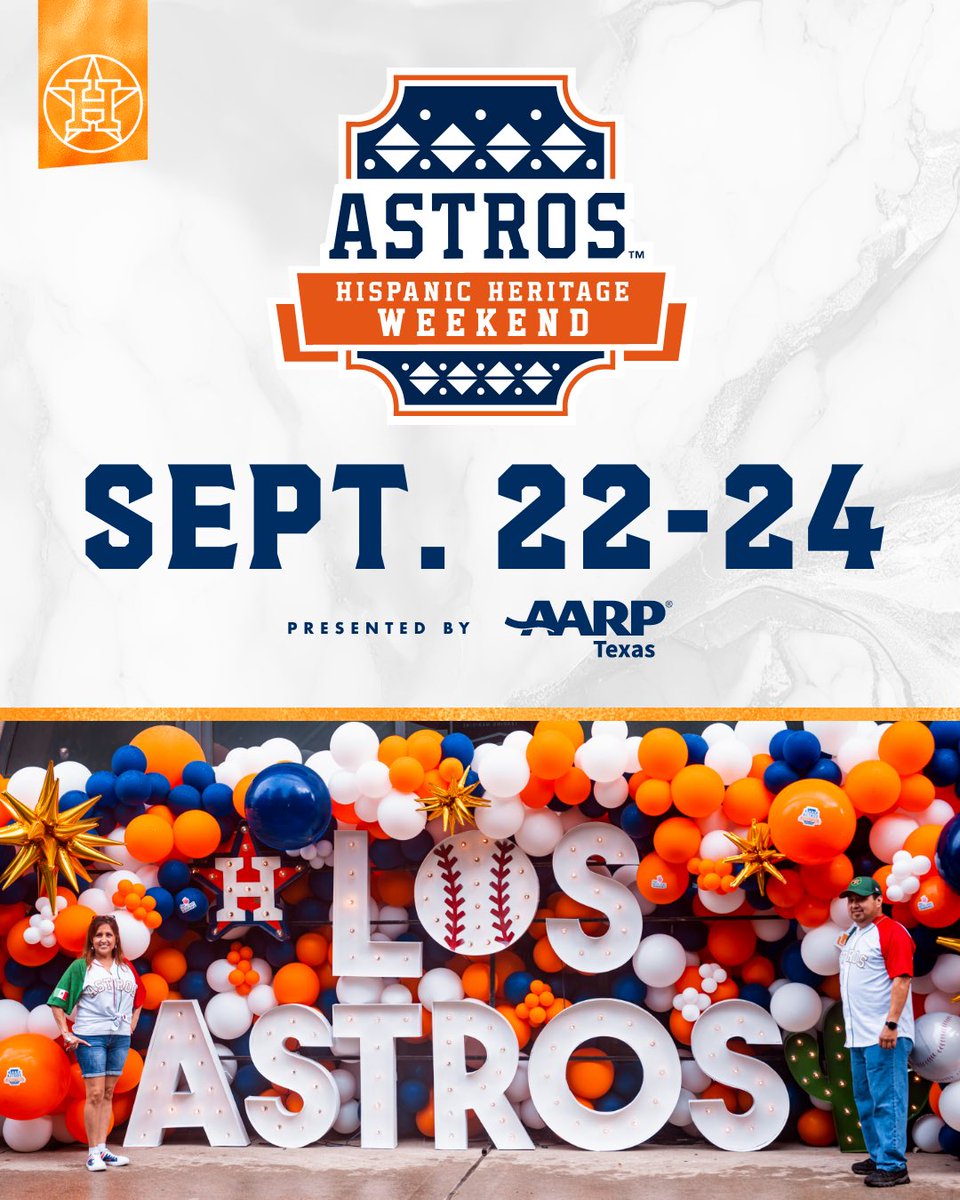 Houston Astros on X: Come celebrate Hispanic Heritage Month