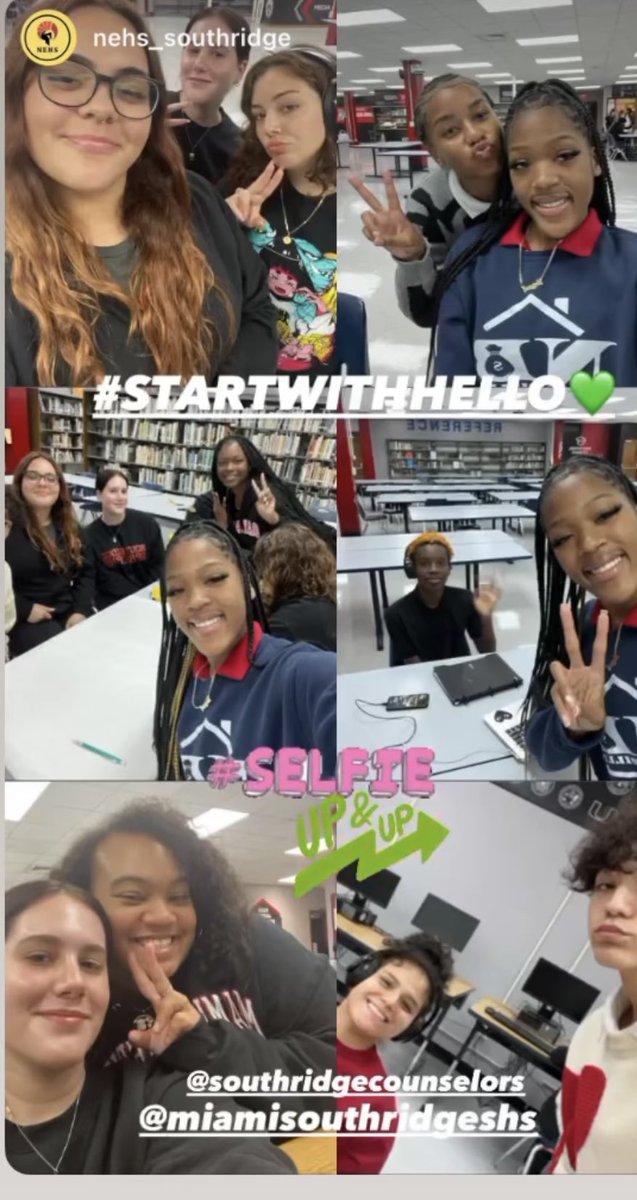 RidgeInteracts's tweet image. day 3 of #StartWithHelloWeek challenged our Spartan family to selfie it up in Hello’s! check out our “Grateful Grahams” created during lunch!
shout-out our #NationalHonorSociety #SpartanAlliance & #SpartanYogis for leading us through today! 🔴⚫️🔴⚫️