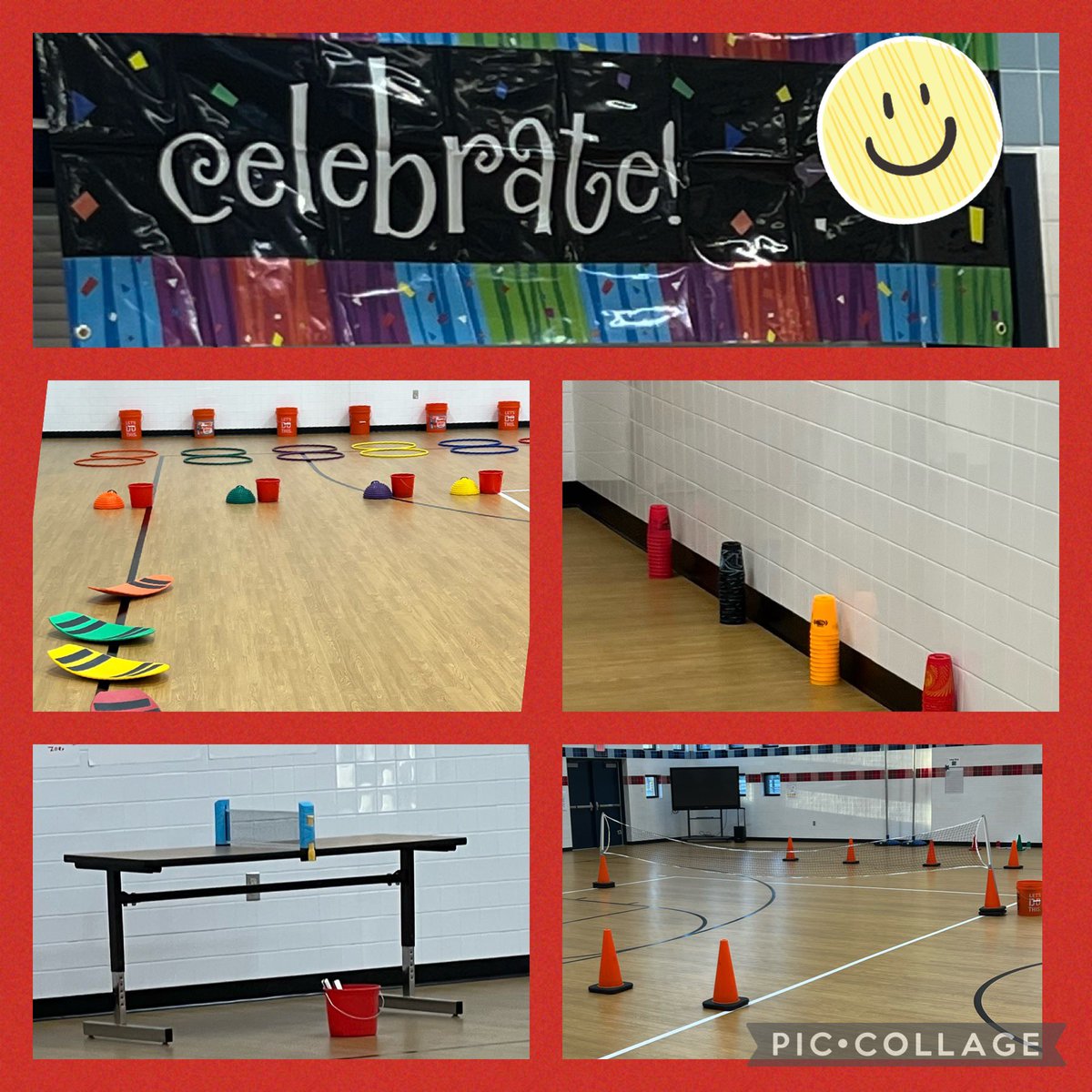 Celebrate the good behavior of our @BrysonBobcats for this 6 weeks with Reward Day!  Ping pong, pickle ball, cone flip tic-tac-toe, sport stacking, stompers, and a little basketball fun for our exemplary students.  #BobcatsRock @emsisdathletics @vanderson_mrs