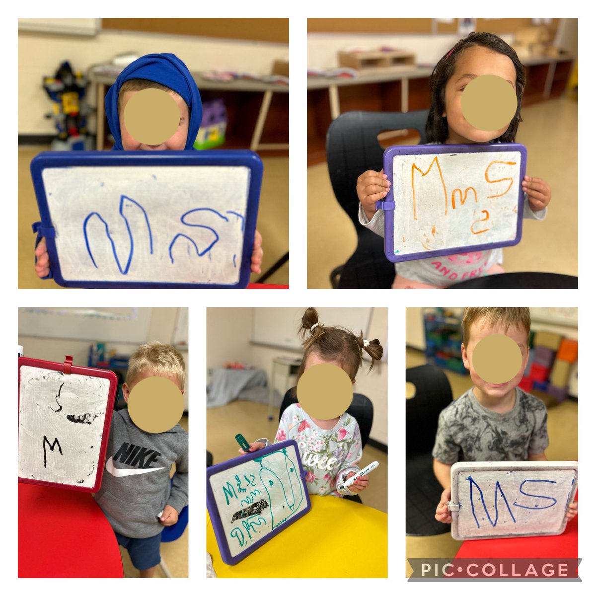First year students in KC <a href="/StirlingPS/">Stirling PS</a>  have been working hard on printing the letters Mm and Ss .  Great job !! #kindergartenliteracy #learningisfun