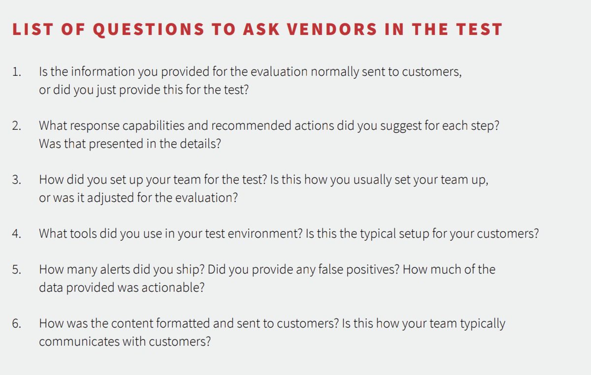 A couple thoughts on ATT&amp;CK Evaluations...yes, the marketing is ridiculous. I also hope the useful parts of these evaluations won't get completely lost in that. You can find a lot of insight on tools if you dive into the results. Here are some example questions to consider...