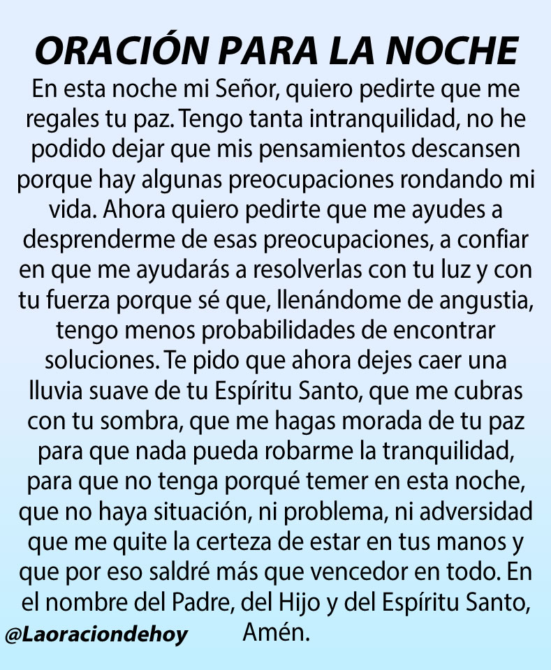 Oración De Hoy tweet media