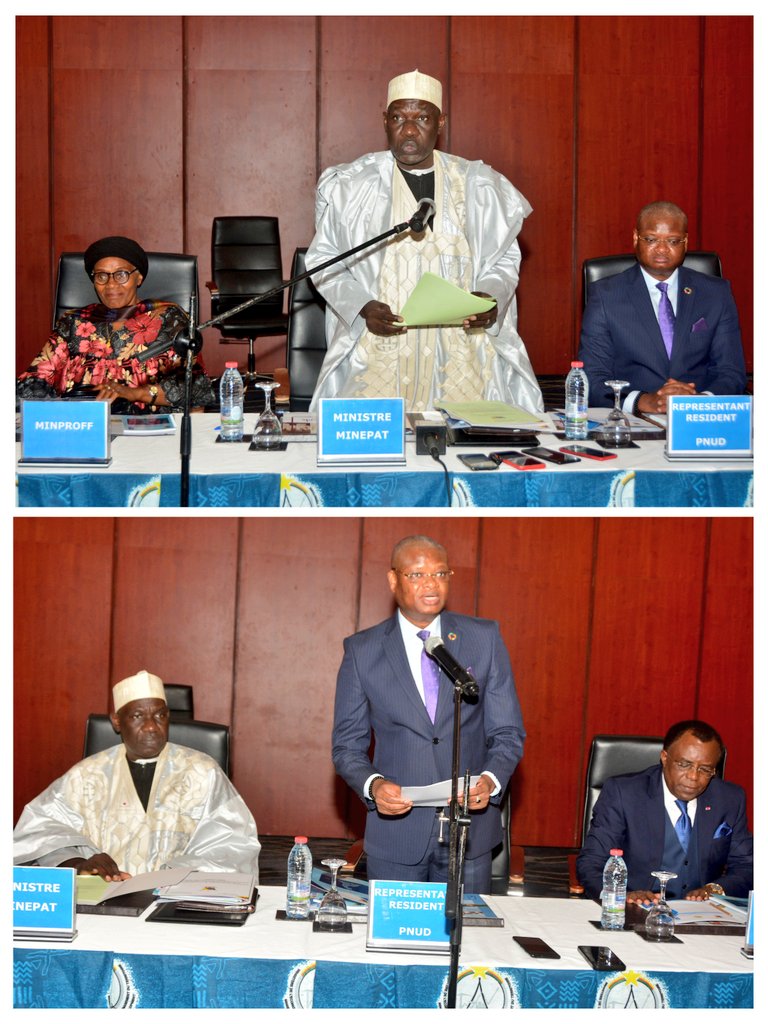 PNUDCameroun's tweet image. 4th Nat. #SteeringCommittee Meeting: Regional #Stabilization Facility🇨🇲

The Minister of the Economy, Planning &amp;amp; Reg. Dev. Alamine Ousmane Mey, UNDP RR @aliouMdia, Gov Ministers, Donors🇩🇪🇬🇧🇪🇺🇯🇵🇳🇱🇸🇪 &amp;amp; stakeholders celebrate the Facility's impact in FarNorth🇨🇲 &amp;amp; commit for progress