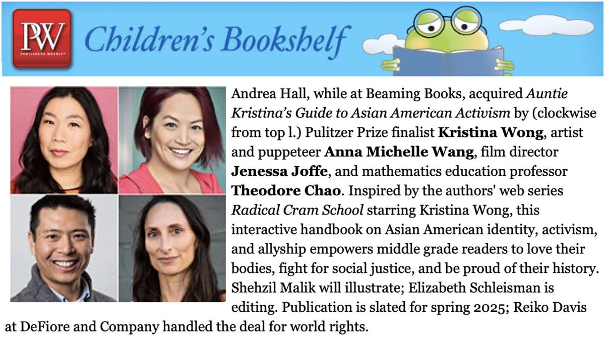 We're writing a book! About Asian American Activism for kids! Shout out to Reiko Davis, and our amazing team @mskristinawong @anmiwach @jenessajoffe @shehzilm and @BeamingBooksMN! #AsianAmerican #AsianAmericanActivism #AsianAmericanEDU #stopaapihate #StopAsianHate