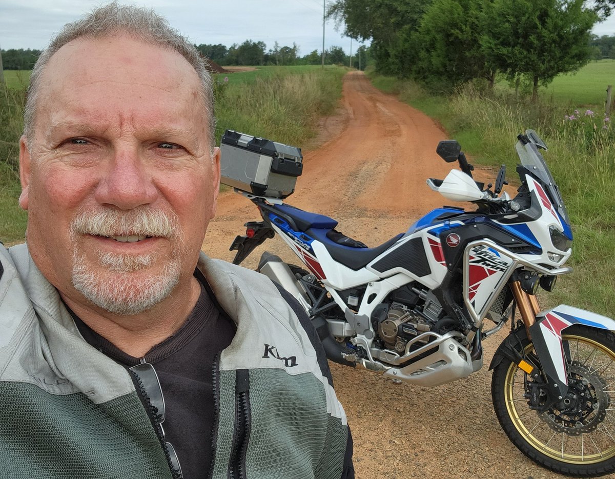 Hitting a little dirt with the Africa Twin