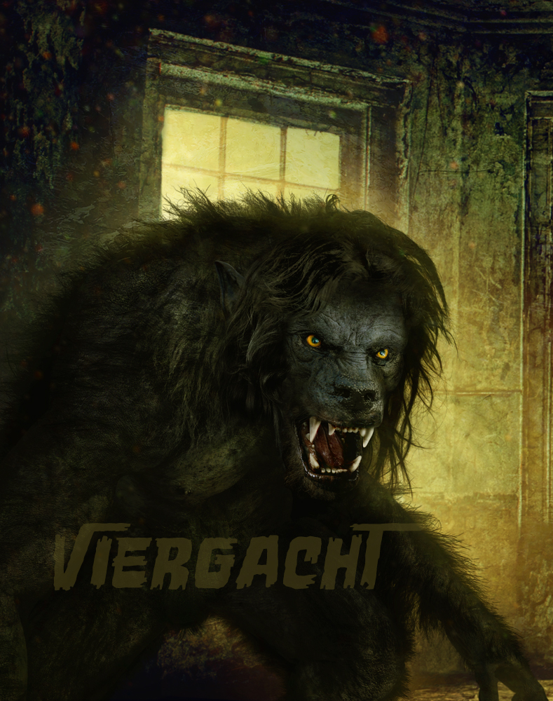 A #werewolfwednesday special: werewolf premade book cover available at my @selfpubbookcovers gallery - selfpubbookcovers dot come, under Viergacht :)