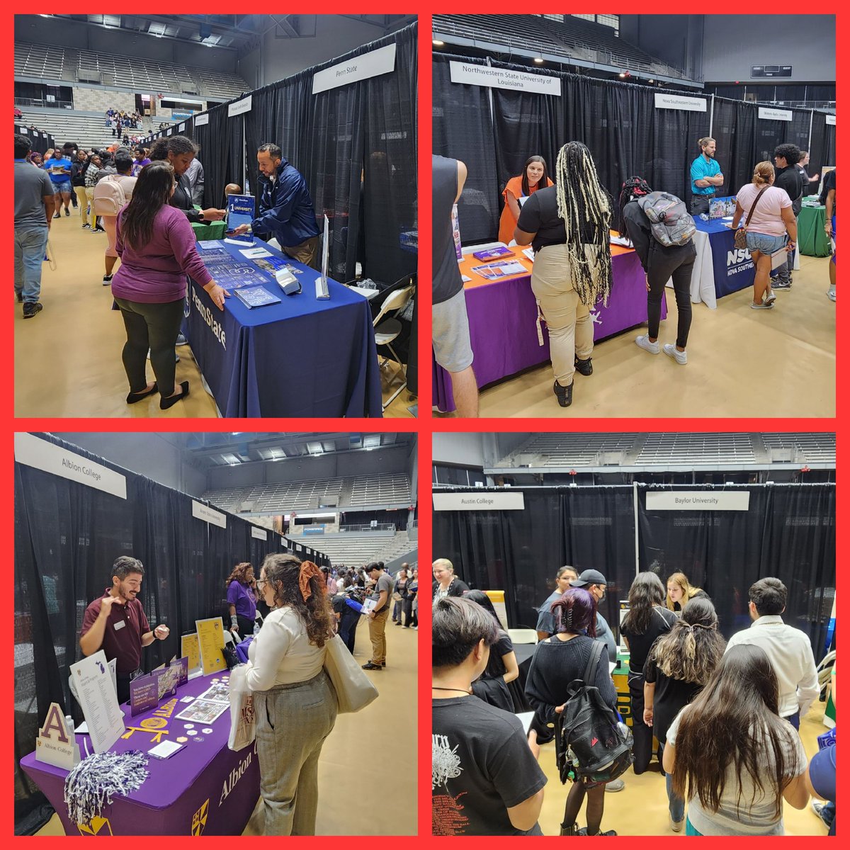 Promoting equity and excellence in tonight's college fair for all students and also honoring the top 10% of our @dallasschools graduates! Great job by @CounselingDISD putting this event together for our students and families. #DallasISDExcellence @DallasISDSupt @AngieGaylord