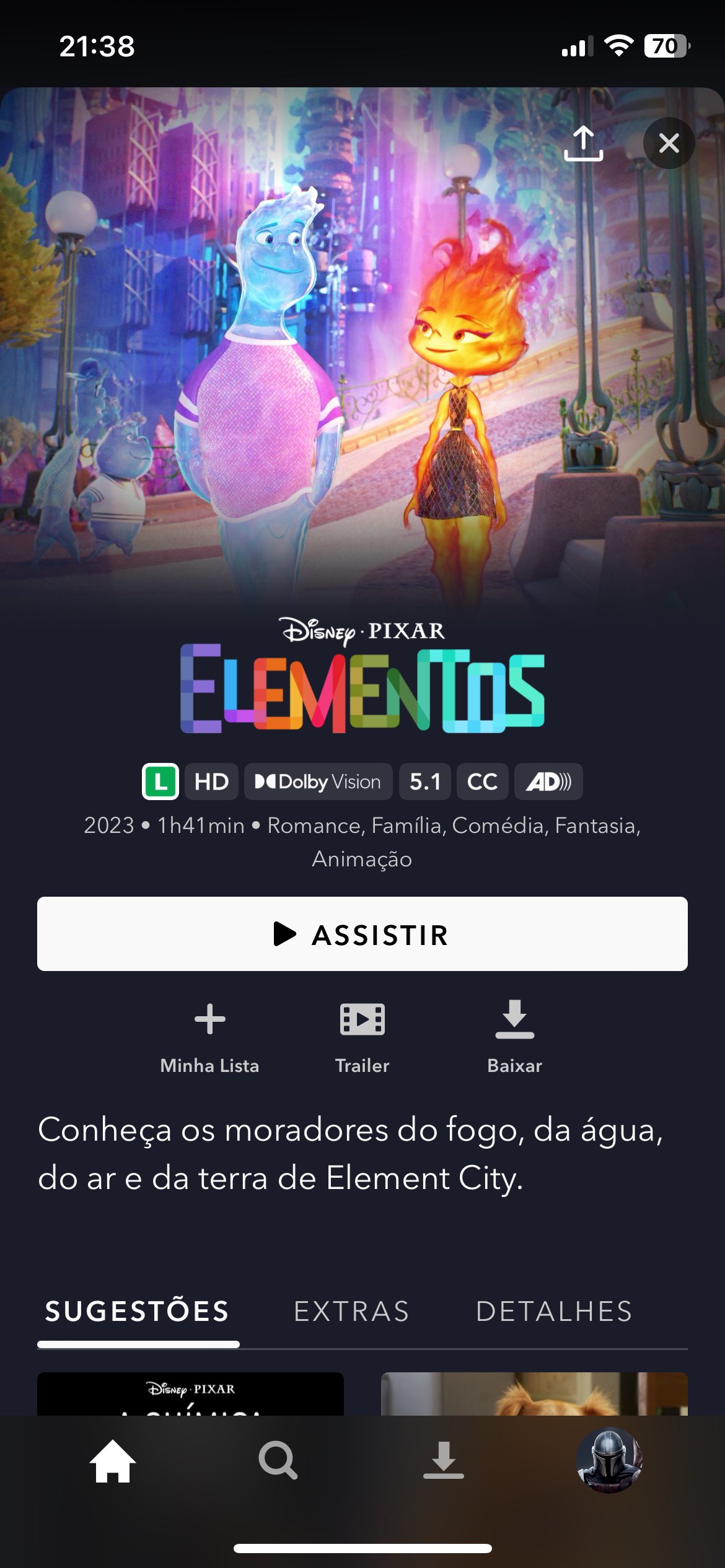 Fogo e água: Online na App Store