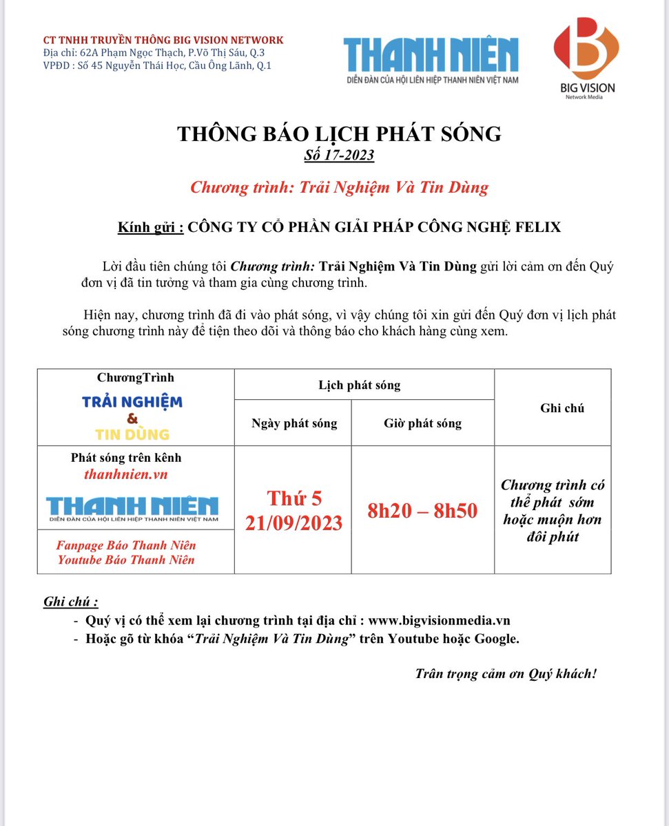 felix686868's tweet photo. Nhận lời mời của Báo Thanh Niên trả lời Phỏng vấn trong Podcast “Trãi Nghiệm và Tin Dùng” mời Quý vị đón xem!
Trân trọng.
#Felix BEP
#B2B
#B2C
#S2B
#touchforquality https://t.co/NlFtyLFhop