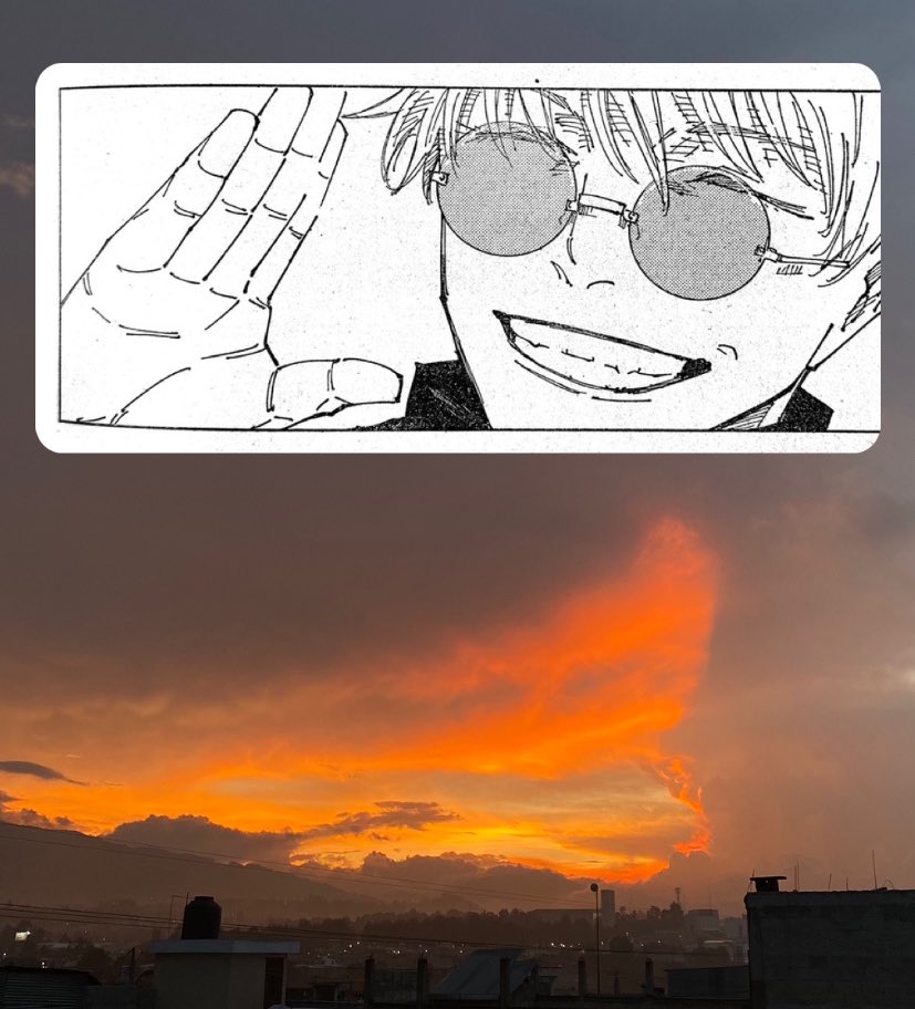 AragonCar_'s tweet photo. Como no va estar bonito el cielo si ahí estás tú Gojo 🕊️

#SatoruGojo #jjk #JujutsuKaisen https://t.co/fkzIVEmXw1