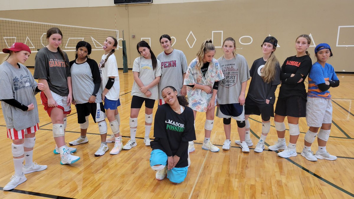LSWVB's tweet photo. The water boy himself played some volleyball today! Adam Sandler day for the win! 💚🏐

#WeWednesday 
@lswathletics https://t.co/Jy5Y8APjmk