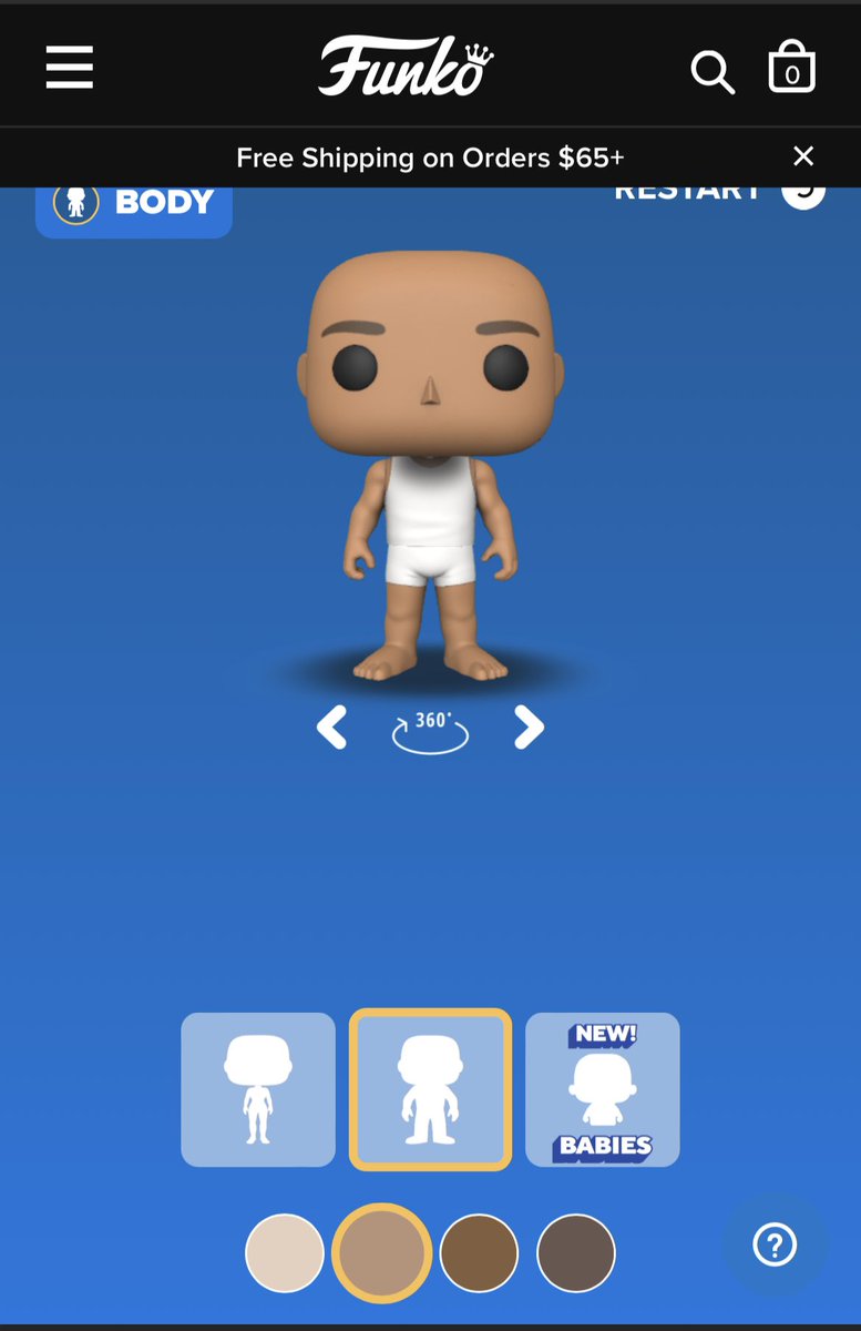 TheyreApollo's tweet image. The customizable funko pops have as much skin tone variety as the average picrew