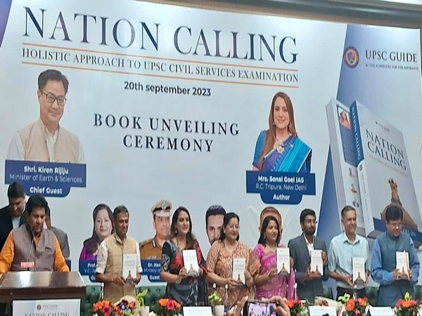ani_digital's tweet photo. IAS Sonal Goel unveils her book "Nation Calling" for IAS aspirants
Read @ANI Story | https://t.co/lhKsfBRKIx
#SonalGoel #IAS #NationCalling https://t.co/cuanwDeYMt