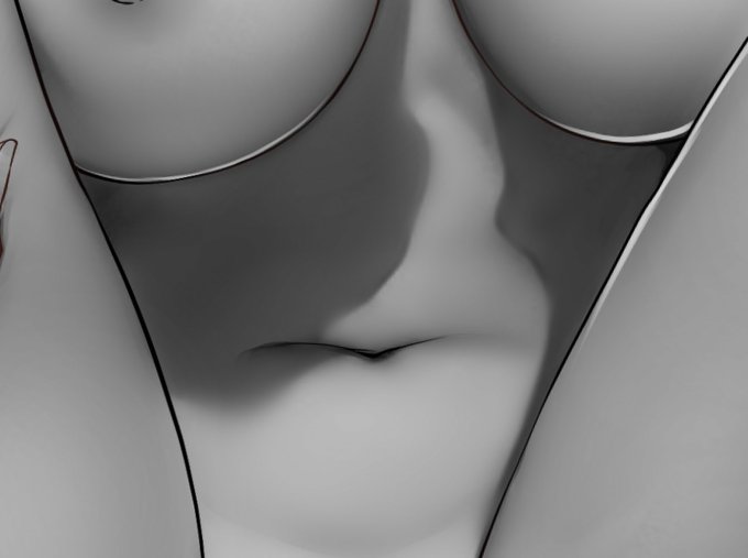 グリザイユ
・・・で作った色をスポイトしてさらに上から塗るやつ 