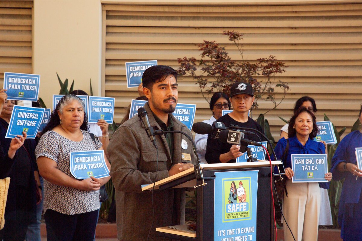 HarborInstOC's tweet photo. We are excited to share that the agenda item to direct city staff to come back with options for placing noncitizen voting on the November 2024 ballot is moving forward with majority support from the city council! 

#UniversalSuffrage #DemocracyForAll #SAFFE https://t.co/q6aHjl0ZQr