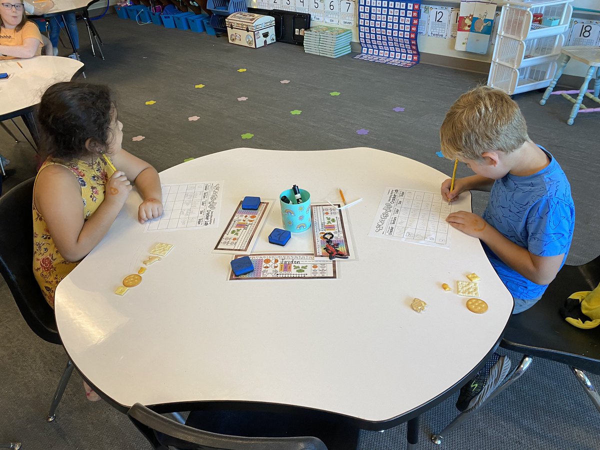 MsRauberGrade2's tweet photo. In science we are talking about properties of matter! In our investigation today we described matter by using different types of crackers! #ApacheIS #OneShawneeMission https://t.co/jMfNmDN6nf
