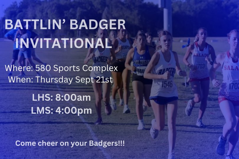 Come see the Badgers run! 🏃‍♀️🏃💨
#riseup #family