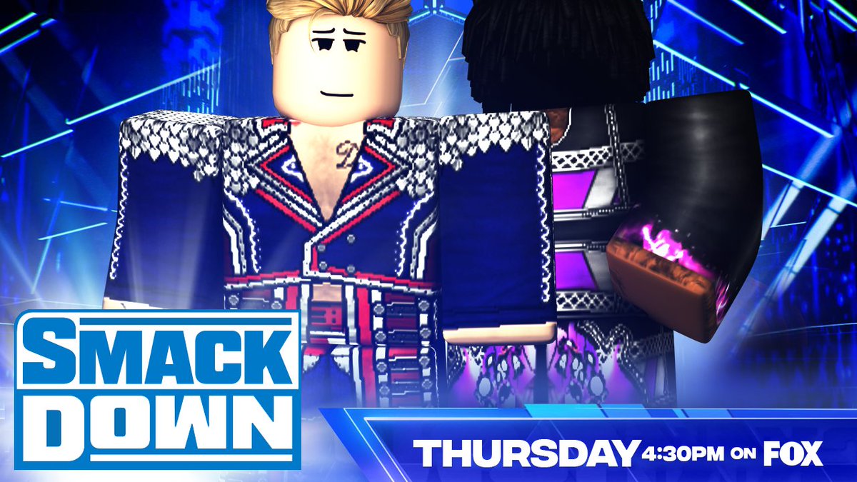 _WWERoblox's tweet photo. -THURSDAY-
@irv_ingg2 is set to be in action against @saintysolos
-
@NylaBabes1_ goes one on one with @milkoftheesiren
-
@410forcee looks to make a statement for his self against @3pf04
-
#BethRose Speaks out after being Fined 5k for her actions at RAW
#WWE
#WWERaw https://t.co/ETuMdb5Zcu