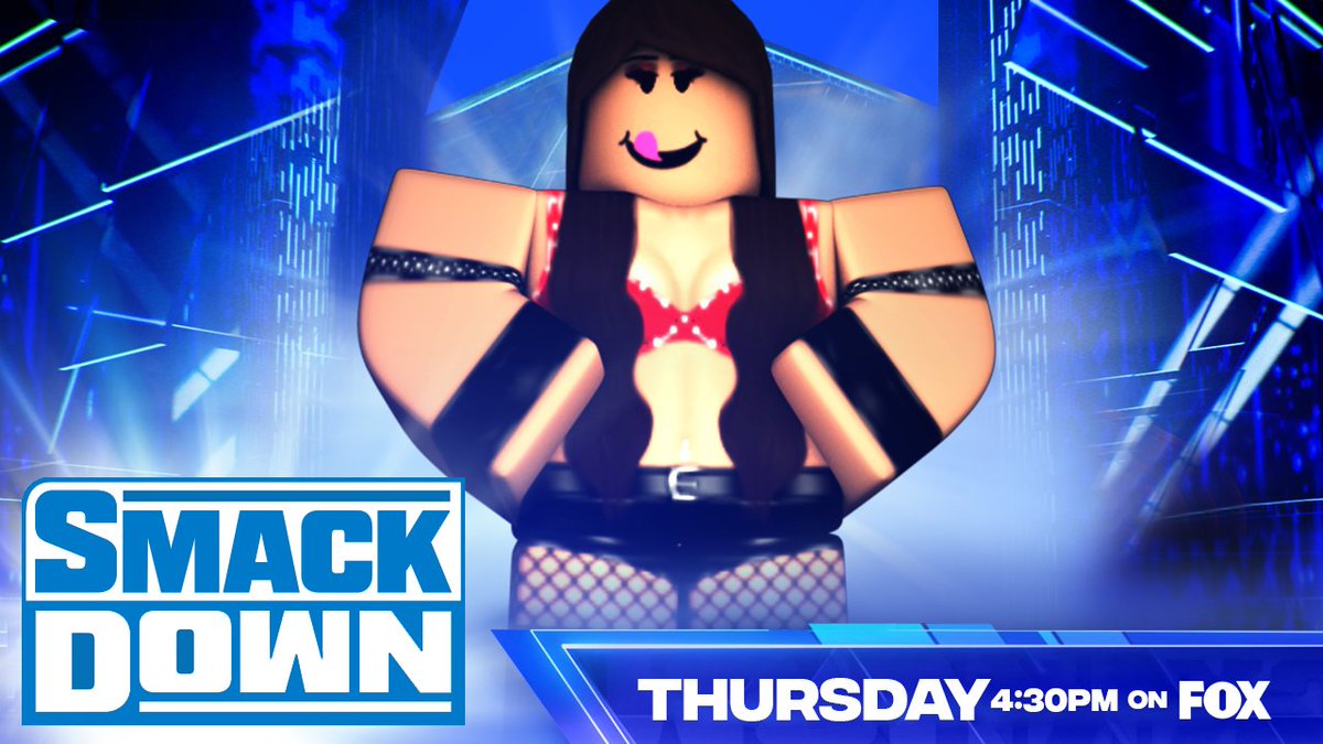 _WWERoblox's tweet photo. -THURSDAY-
@irv_ingg2 is set to be in action against @saintysolos
-
@NylaBabes1_ goes one on one with @milkoftheesiren
-
@410forcee looks to make a statement for his self against @3pf04
-
#BethRose Speaks out after being Fined 5k for her actions at RAW
#WWE
#WWERaw https://t.co/ETuMdb5Zcu