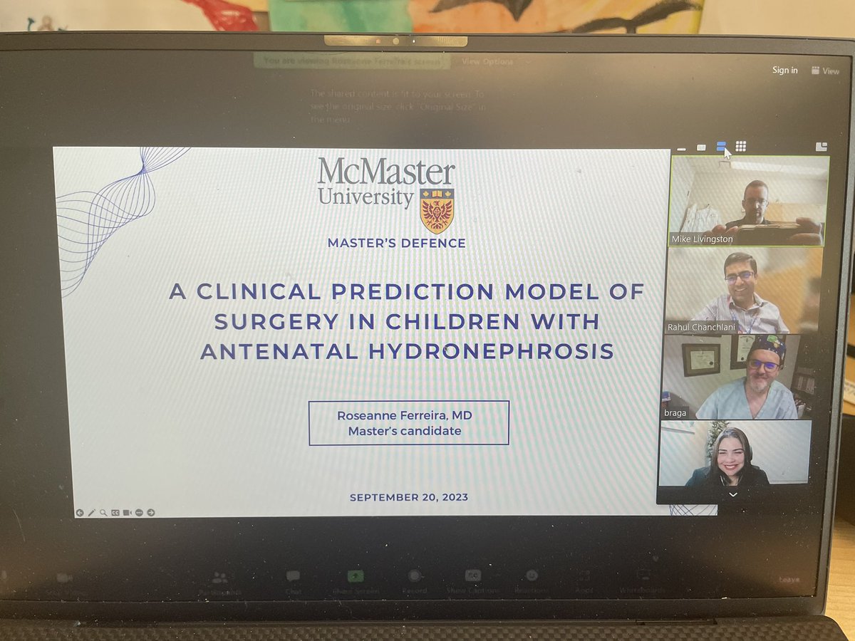 MacPedSurg's tweet image. Congratulations to @RFerreirairani for her successful @HEI_mcmaster thesis defense today! Lots of great questions from @LuisHPBraga @wsding @ChanchlaniRahul