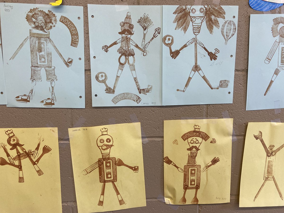carloe's tweet photo. SRB Art students enjoyed WonderBot printing! https://t.co/SK7Fzf57Lr